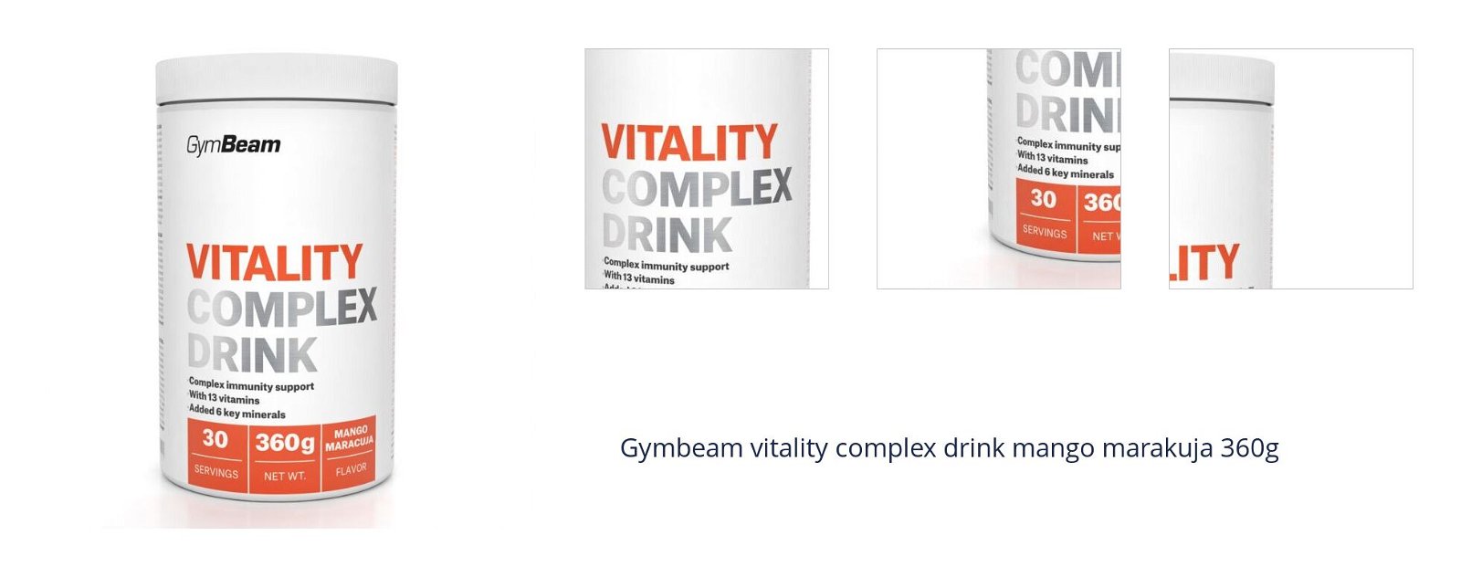 Gymbeam vitality complex drink mango marakuja 360g 1
