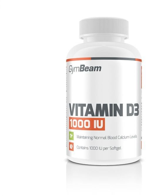 Gymbeam vitamin d3 1000 iu bez prichute 120cps