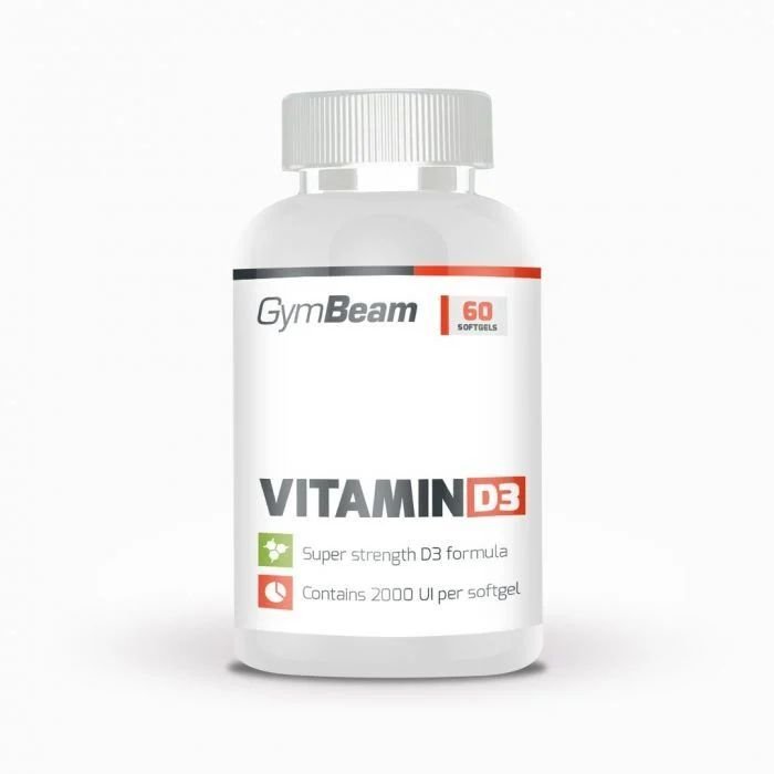 Gymbeam vitamin d3 2000 iu bez prichute 120cps