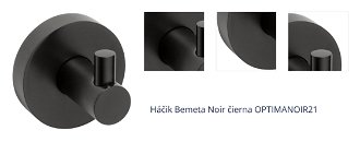 Háčik Bemeta Noir čierna OPTIMANOIR21 1