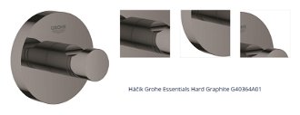 Háčik Grohe Essentials Hard Graphite G40364A01 1