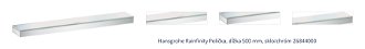 Hansgrohe Rainfinity Polička, dĺžka 500 mm, sklo/chróm 26844000 1