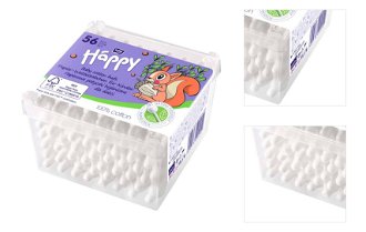 BELLA HAPPY Baby hygienické tyčinky papierové 56 kusov 3