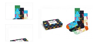 Happy Socks 3-Pack Mixed Dog Socks Gift Set 4