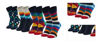 Happy Socks 4-Pack Multi-color Socks Gift Set 3