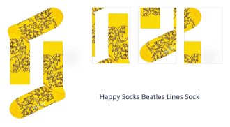 Happy Socks Beatles Lines Sock 1