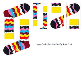 Happy Socks Birthday Cake Sprinkle Sock 1