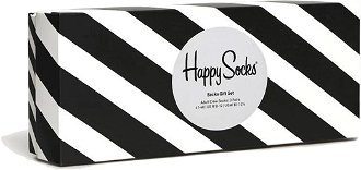 Happy Socks Black and White Gifts Box 4-Pack