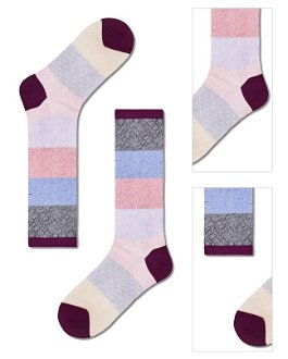 Happy Socks Blanca Mid High Sock 3