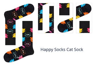 Happy Socks Cat Sock 1