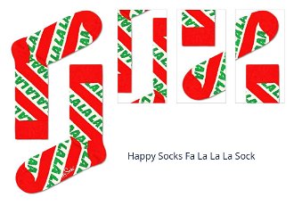 Happy Socks Fa La La La Sock 1