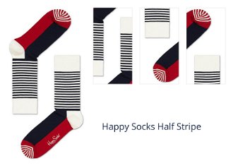 Happy Socks Half Stripe 1