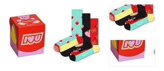 Happy Socks I Love You Socks Gift Set 3-Pack 3