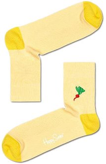 Happy Socks Ribbed Embroidery Veggi 1/2 Crew Sock 2