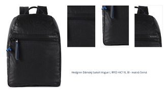 Hedgren Dámský batoh Vogue L RFID HIC11L 8l - matná černá 1
