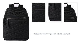 Hedgren Dámský batoh Vogue L RFID HIC11L 8l - vzor/černá 1