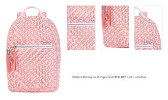 Hedgren Dámský batoh Vogue Small RFID HIC11 5,8 l - oranžová 1