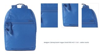 Hedgren Dámský batoh Vogue Small RFID HIC11 5,8 l - modrá 1