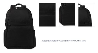 Hedgren Dámský batoh Vogue XXL RFID HIC11XXL 14,4l - černá 1