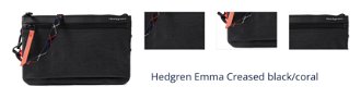 Hedgren Emma Creased black/coral 1