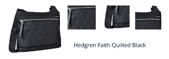 Hedgren Faith Quilted Black 1