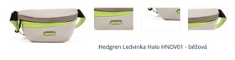 Hedgren Ledvinka Halo HNOV01 - béžová 1