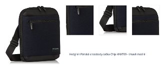 Hedgren Pánská crossbody taška Chip HNXT09 - tmavě modrá 1