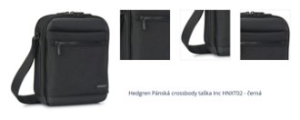 Hedgren Pánská crossbody taška Inc HNXT02 - černá 1