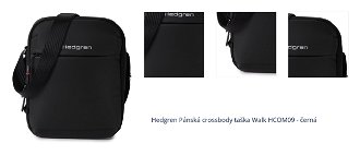 Hedgren Crossbody taška Walk HCOM09 - černá 1