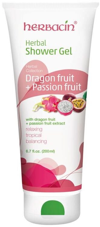 HERBACIN Sprchový gél bylinný Dragonfruit