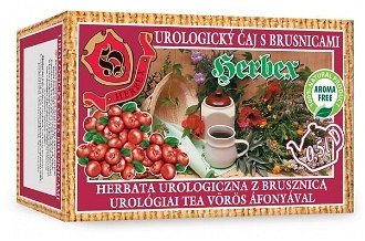 Herbex Urologický čaj s brusnicami, 20 x 3 g