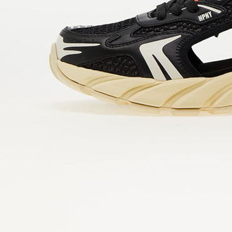 HERON PRESTON Block Stepper Sandal Lea/Mesh Black 8