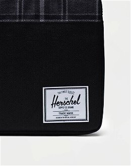 Herschel Supply Anchor Sleeve 13 Inch Black/Grayscale Plaid 9