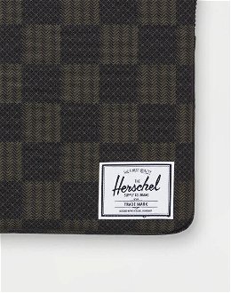 Herschel Supply Anchor Sleeve 15-16 Inch Black Checkered Textile 9