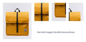 Herschel Supply City Mid-Volume Brass 1