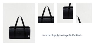 Herschel Supply Heritage Duffle Black 1