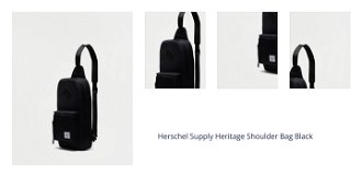 Herschel Supply Heritage Shoulder Bag Black 1