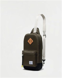 Herschel Supply Heritage Shoulder Bag Ivy Green/Light Pelican 2