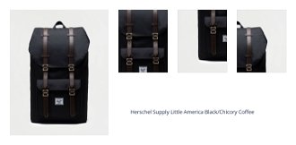 Herschel Supply Little America Black/Chicory Coffee 1