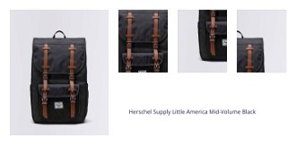 Herschel Supply Little America Mid-Volume Black 1