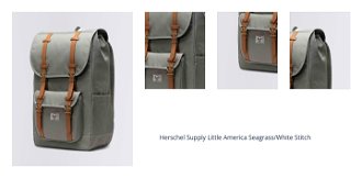 Herschel Supply Little America Seagrass/White Stitch 1