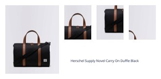 Herschel Supply Novel Carry On Duffle Black 1