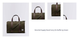 Herschel Supply Novel Carry On Duffle Ivy Green 1
