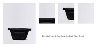Herschel Supply Pop Quiz Hip Pack Black Tonal 1