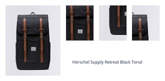 Herschel Supply Retreat Black Tonal 1