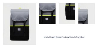 Herschel Supply Retreat Pro Grey/Black/Safety Yellow 1