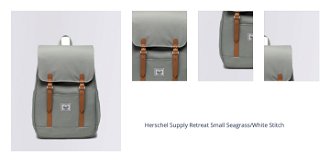Herschel Supply Retreat Small Seagrass/White Stitch 1