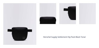 Herschel Supply Settlement Hip Pack Black Tonal 1