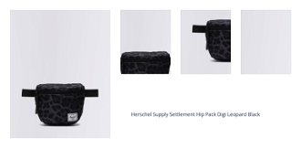 Herschel Supply Settlement Hip Pack Digi Leopard Black 1