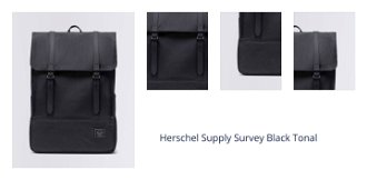 Herschel Supply Survey Black Tonal 1
